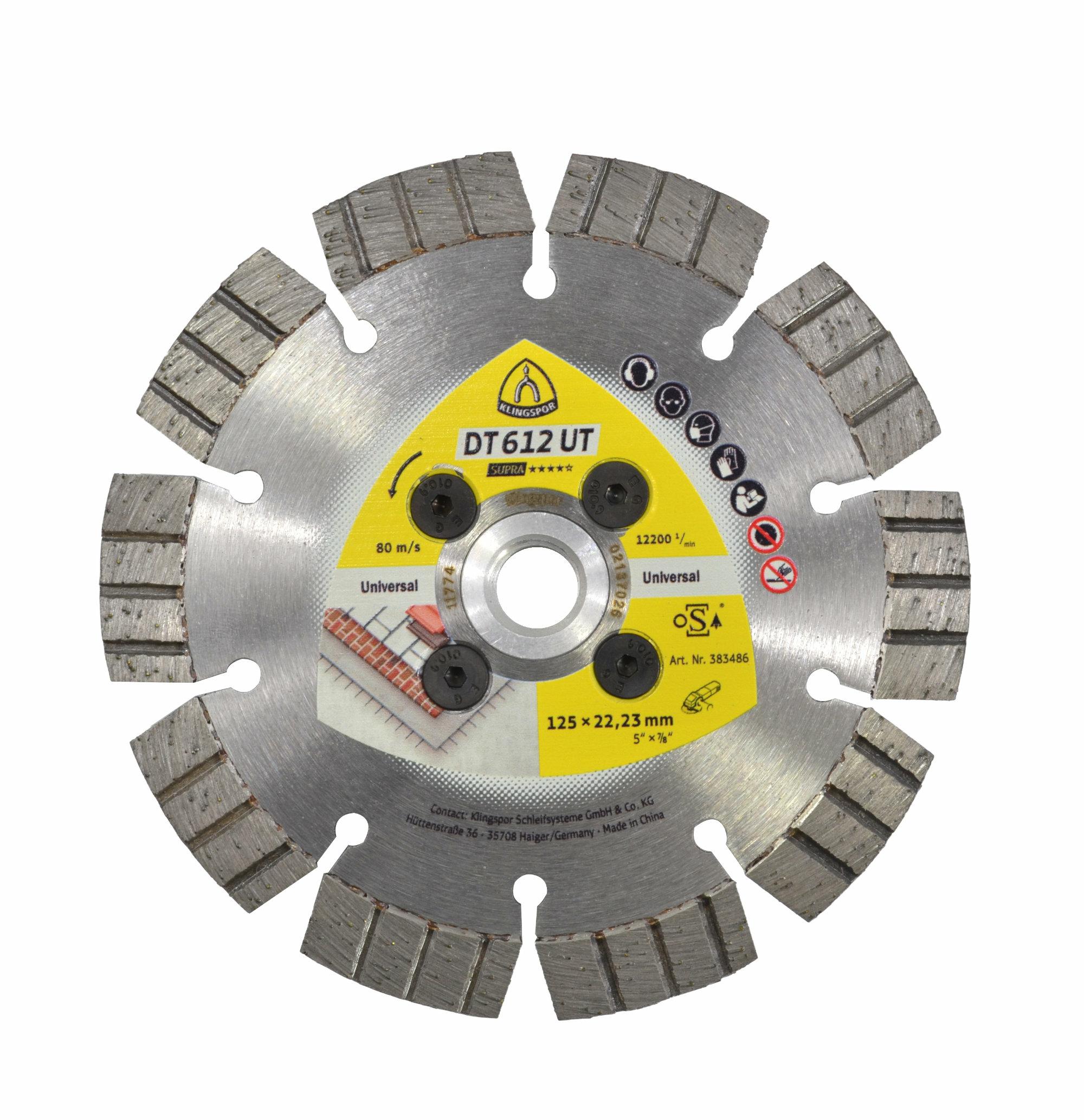 Алмазный сегментный диск Klingspor DT612UT, фото 3