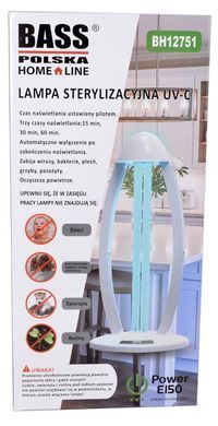 Стерилизующая лампа UV-C с дистанционным управлением Bass Polska BH 12751