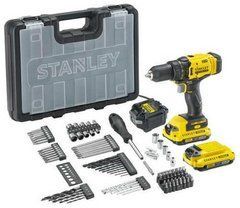 STANLEY ШУРУПОВЕРТ V20 SFMCD700D2A КЕЙС +80ACC