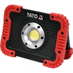 Прожектор диодный, переносной Yato аккумулятор 3.7 В, 4.4 Ач; 10 Вт, 800 Lm, кабель USB