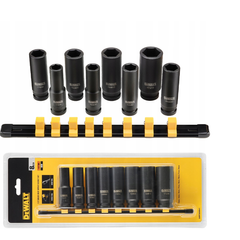 Набір головок dewalt impact 8 шт. 1/2"