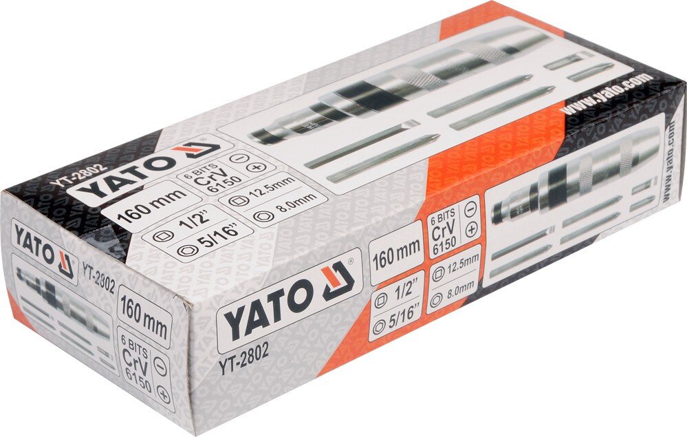 Викрутка ударна поворотна Yato YT-2802, фото 4
