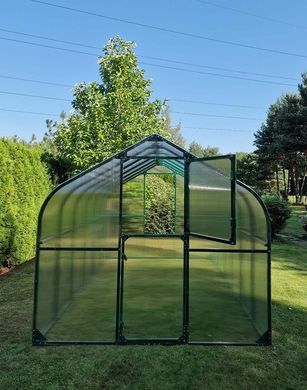 Теплиця покрита полікарбонатом 4 мм PTF Tomato Premium Plus 250х400 см зелений