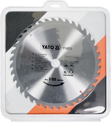 Yato пильний диск 300x30 мм, 40-зубців 6076