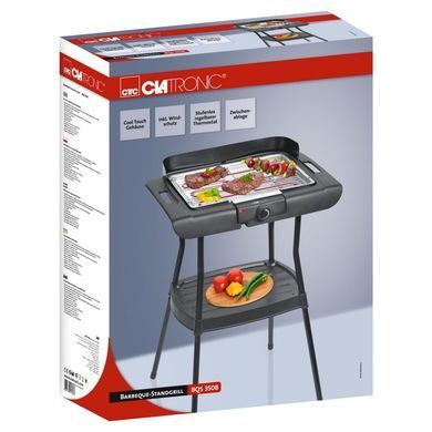 Электрический гриль с подставкой Clatronic BQS 3508