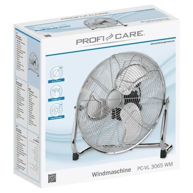 Вентилятор побутовий підлоговий PROFI CARE PC-VL 3065 WM 3 швидкості 40 см метал 100 Вт