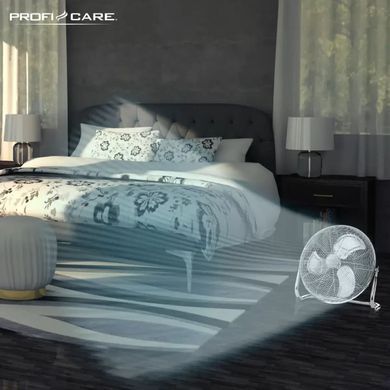 Вентилятор побутовий підлоговий PROFI CARE PC-VL 3065 WM 3 швидкості 40 см метал 100 Вт