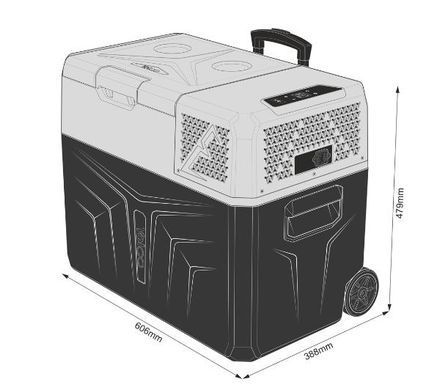 Холодильник Yolco BX40 Grey