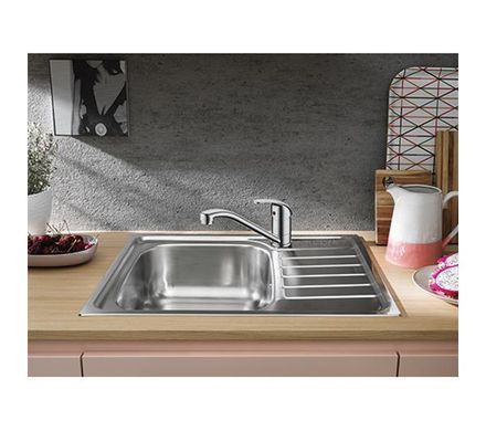 Кухонна мийка Franke Spark SKN 611-64 сталь- вбудовується в стільницю, крило для сушіння