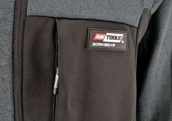 Флисовая кофта Awtools T5/ серая/ Xxxl