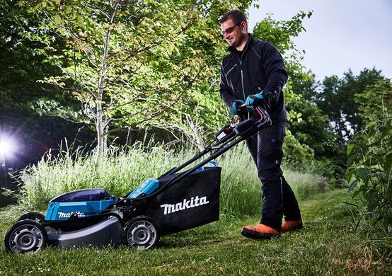 MAKITA ГАЗОНОКОСАРКА 18Vx2 DLM532PT4 53см 4x5,0Ah З ПРИВОДОМ