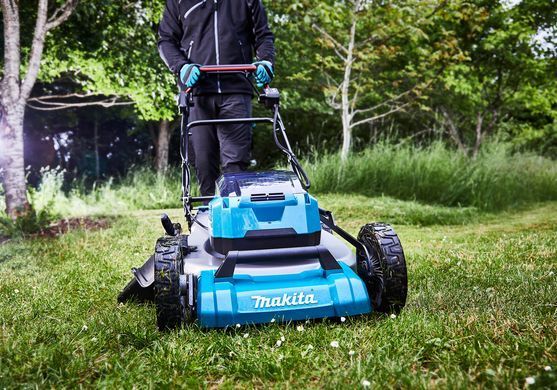 MAKITA ГАЗОНОКОСАРКА 18Vx2 DLM532PT4 53см 4x5,0Ah З ПРИВОДОМ