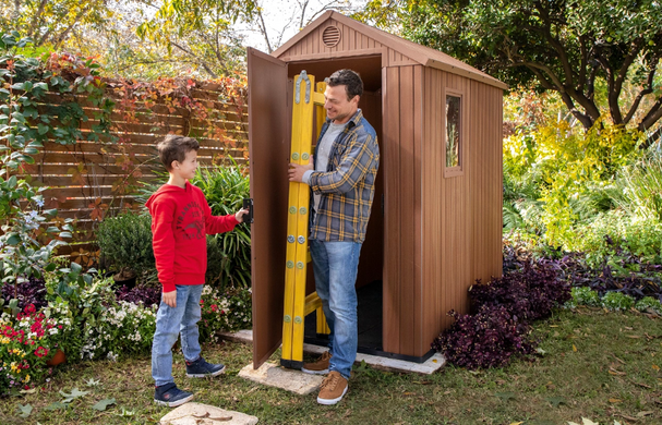 Садовый домик пластиковый DARWIN 4x6 Brown - KETER