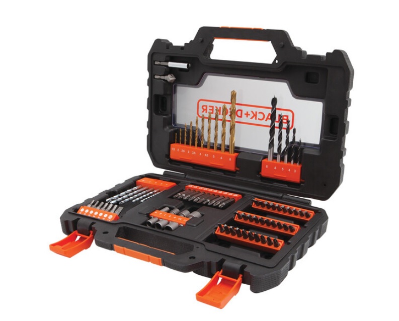 Набор бит, сверл и насадок BLACK+DECKER 76 предметов BDA7231-XJ