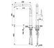 Смеситель KFA Armatura Duero Design 6623-220-81 - нержавеющая сталь