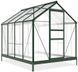 Теплиця з полікарбонату 252x190 см Focus Garden Темно-зелена
