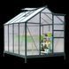 Теплиця з полікарбонату 252x190 см Focus Garden Темно-зелена