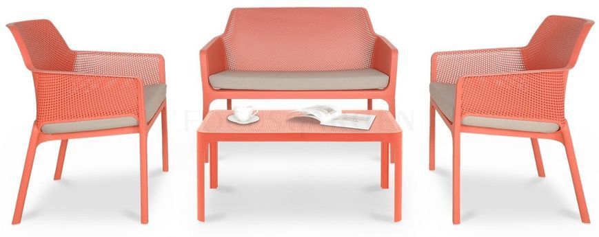 Пластиковая садовая мебель Nardi Net Relax Corallo