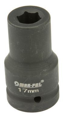 Набір ударних головок 1" 17-41мм 10шт Mar-Pol M58261
