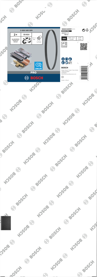 Полотно ленточное BOSCH для CB4424, 24 TPI, 1,1 мм, 1140 мм, 2 шт.