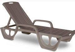 Садовый шезлонг лежак Cappuccino Florida Keter