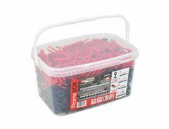 Система выравнивания плитки Awtools Promo Box 1,0мм - 7-15мм - клипсы 700шт. + Клин 200шт.