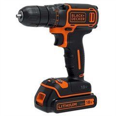 BLACK+DECKER ШУРУПОВЕРТ 18V/2x1.5Ah, BDCDC18B