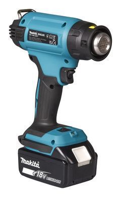 Аккумуляторный строительный фен 550&deg;C MAKITA DHG181RT в кейсе