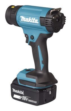 Аккумуляторный строительный фен 550&deg;C MAKITA DHG181RT в кейсе