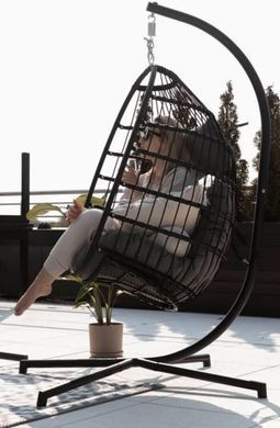 Подвесное кресло кокон Black Harmony Focus Garden