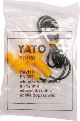 Yato YT-7456 Протишумні беруші 50 пар (силікон) 22дБ