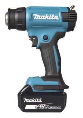 Аккумуляторный строительный фен 550&deg;C MAKITA DHG181RT в кейсе