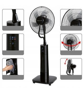 Вентилятор Profi Care PC-VL 3089 LB Black Wi-FI зі зволожувачем