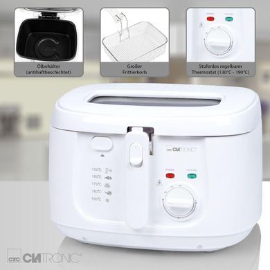 Фритюрница Clatronic FR 3771 белая