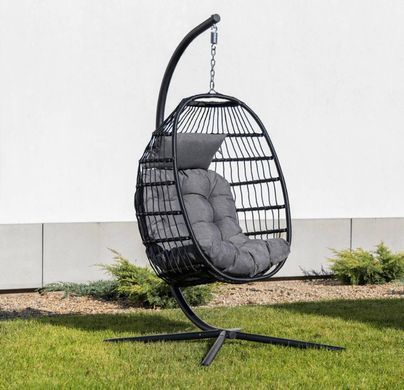 Подвесное кресло кокон Black Harmony Focus Garden