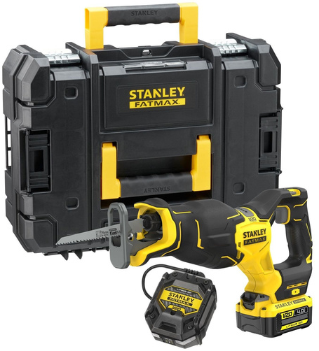 Пила сабельная аккумуляторная Stanley V20 SFMCS311M1T 18 В 3200 об/мин с аккумулятором 4,0 Ач