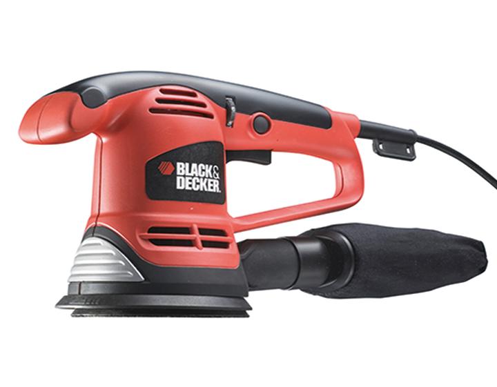 Шлифмашина эксцентриковая BLACK+DECKER 480 Вт 125 мм KA191EK в чемодане