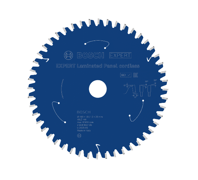 Пильный диск Bosch Expert для ламинированных панелей 165x20 мм, 48 зубьев