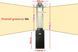 Обігрівач для тераси газовий інфрачервоний FLAME Heater Exclusive FL185 14 кВт з ефектом полум&rsquo;я MalTec