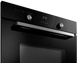 Вбудована електрична багатофункціональна духовка 60 см Concept black etv7460bc