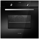 Вбудована електрична багатофункціональна духовка 60 см Concept black etv7460bc