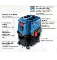 BOSCH ПЫЛЕСОС GAS 15 PS АВТОМАТИЧЕСКАЯ РОЗЕТКА ПИТАНИЯ
