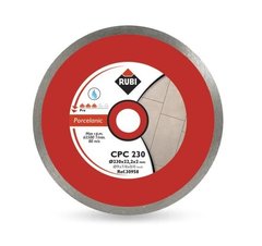 Алмазний диск, cpc 250 x 25,4 мм для фарфору Rubi