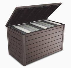 Пластиковый ящик для хранения садового инвентаря коричневый Ontario Box 850 л Keter