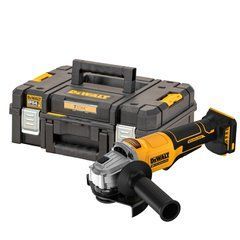 DEWALT УГЛОВАЯ ШЛИФМАШИНА 125мм 18V DCG408NT BL ВКЛ. ЛОПАТОЧНЫЙ TSTAK