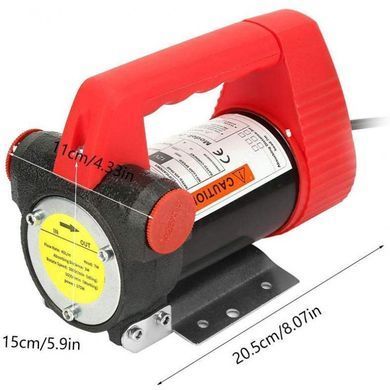 Помповий насос Rewolt для перекачування дизеля 24в 50л/хв RE SL001-24V