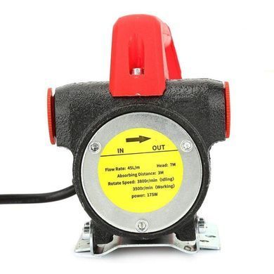 Помповий насос Rewolt для перекачування дизеля 24в 50л/хв RE SL001-24V