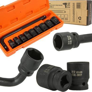 Набір ключів торцевих 10шт. шестигранник BJC /10-24MM/ Mar-Pol M58235
