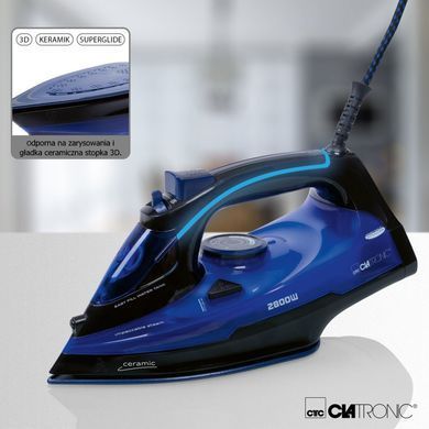 Утюг паровой 2800 Вт Clatronic DB 3755
