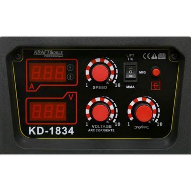 Інверторний зварювальний апарат MIG/MAG+MMA+TIG-LIFT Kraft&Dele KD1834